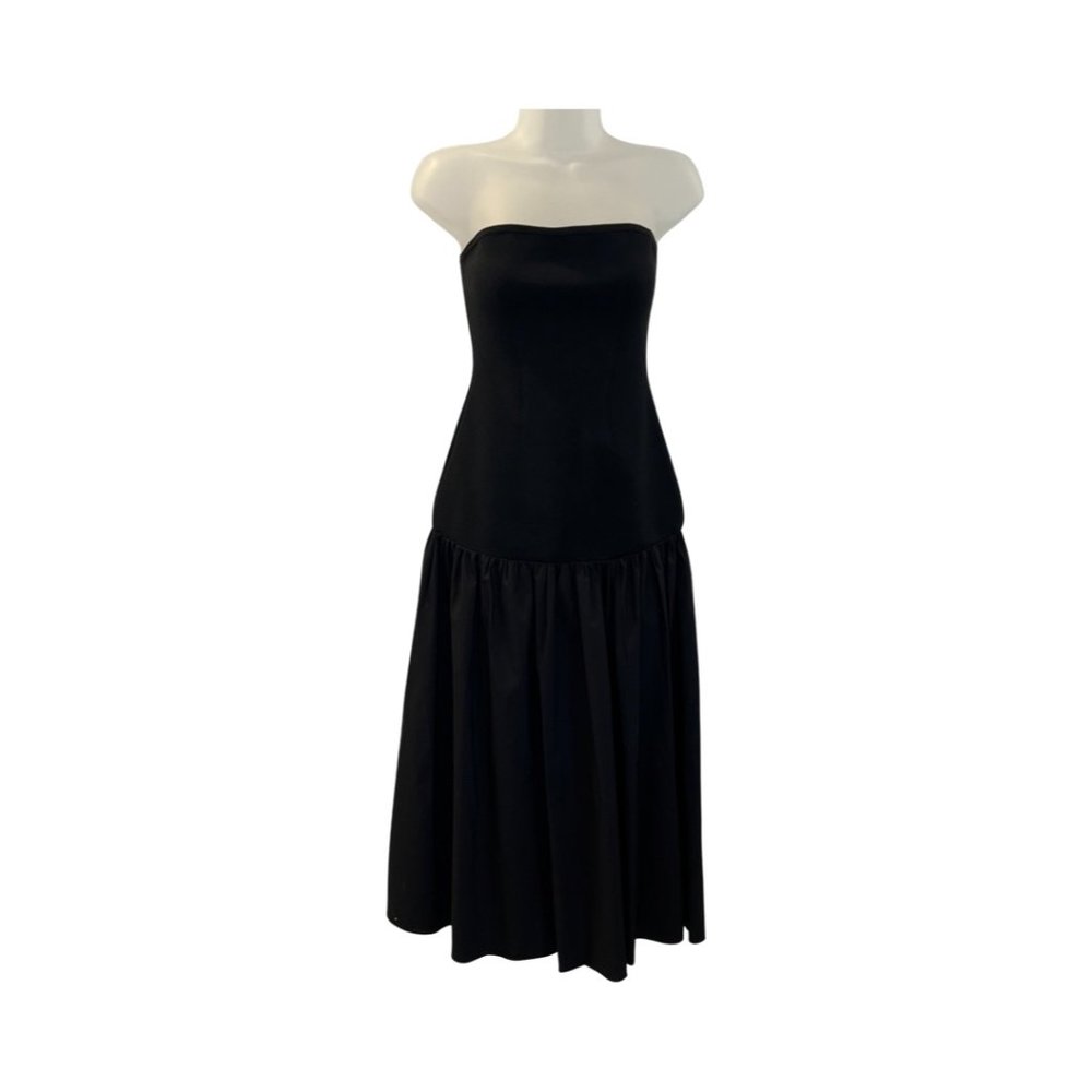 Express NWT Black Body Contour Strapless Drop Waist Dress XS